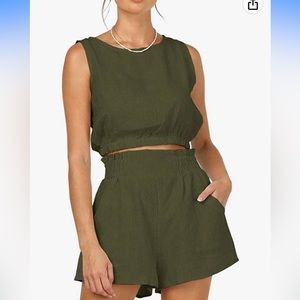 AUTOMET Women’s Summer 2 Piece Outfit